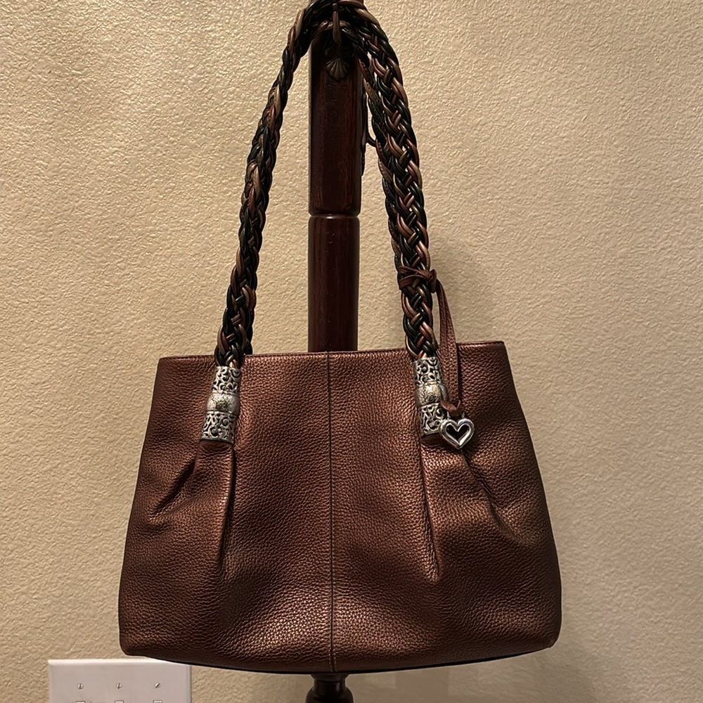 Brighton pebbled leather shoulder bag